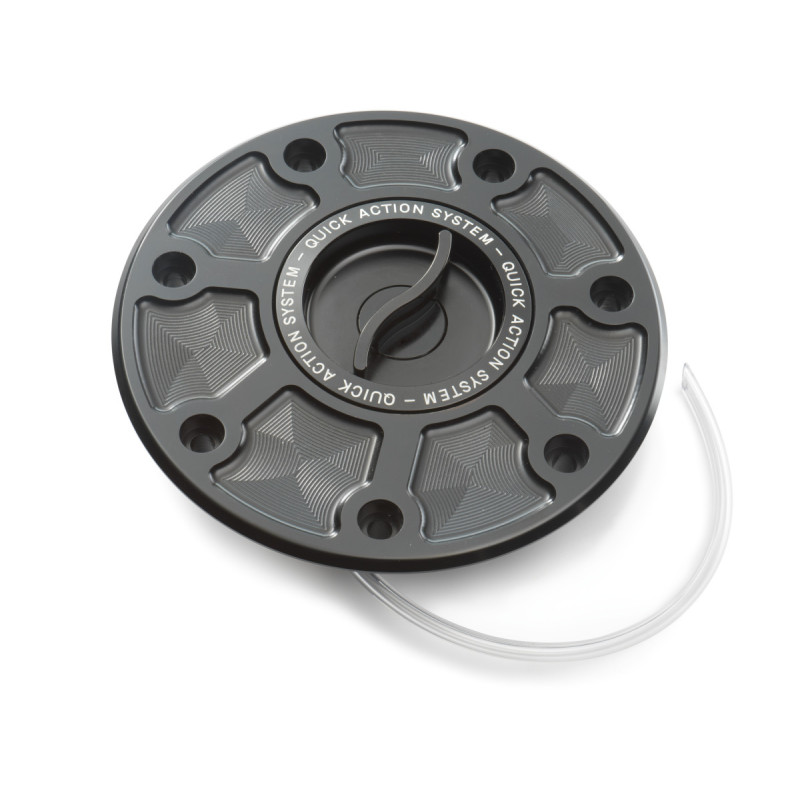 Système d'ouverture rapide de bouchon de réservoir de carburant